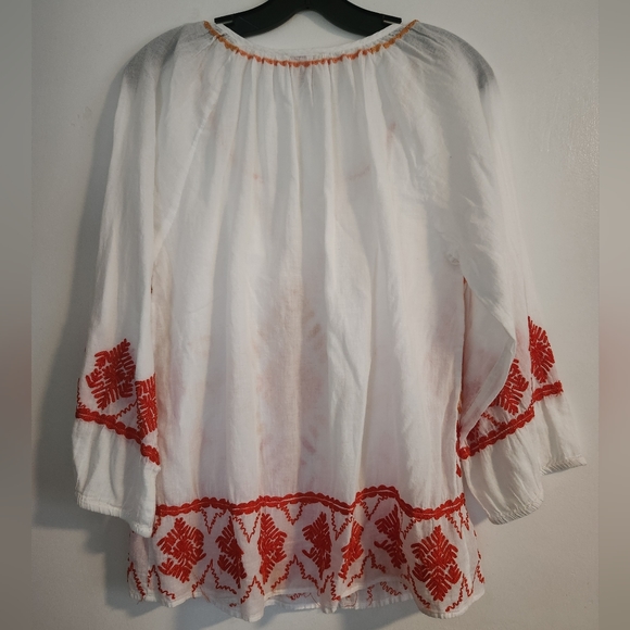 Sundance Tunic Top Size Med Embroidered - Picture 3 of 9